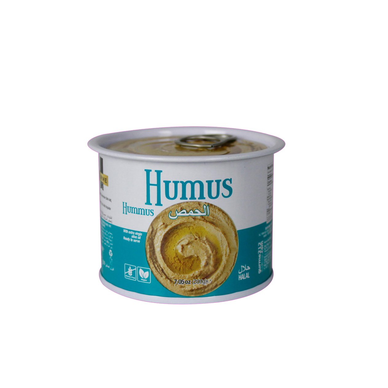 AtıştırmalıkGurme212 Humus 24x200g Teneke