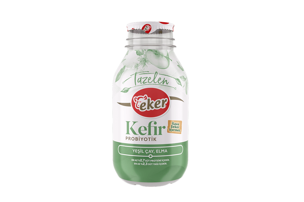 Eker Kefir Probiyotik Yeşil Çay & Elma 290 ML