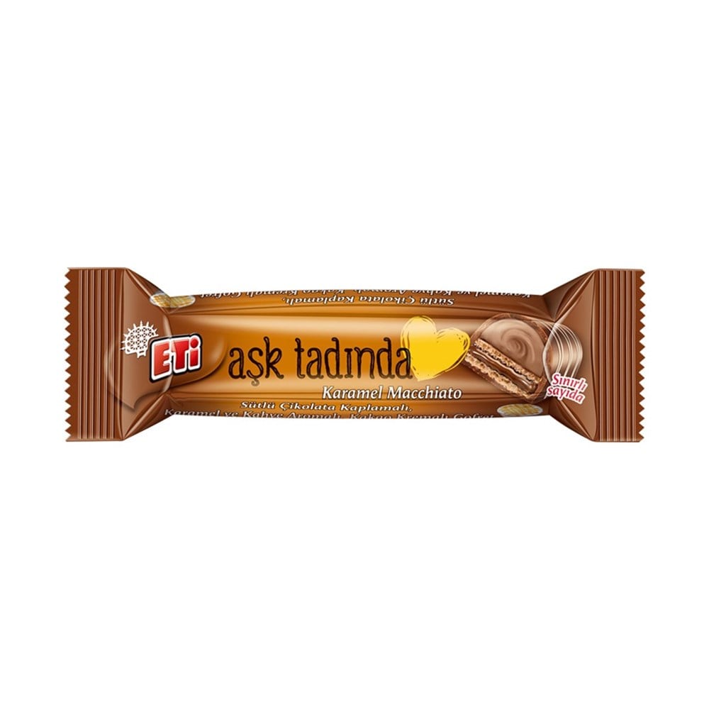 Eti Aşk Tadında Gofret Karamel Macchiato 37 Gr