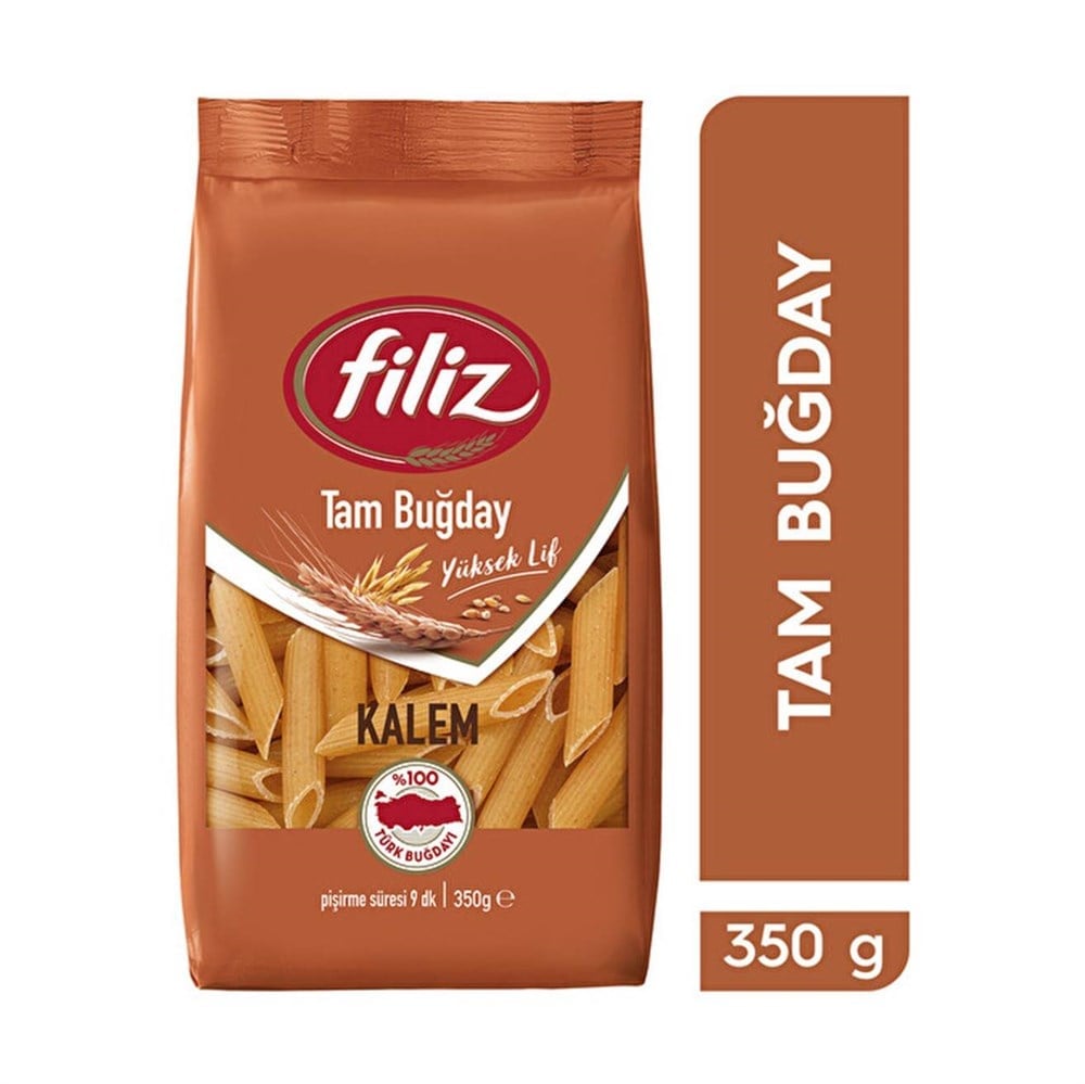 FILIZ MAKARNA TAM BUGDAY KALEM 350 GR