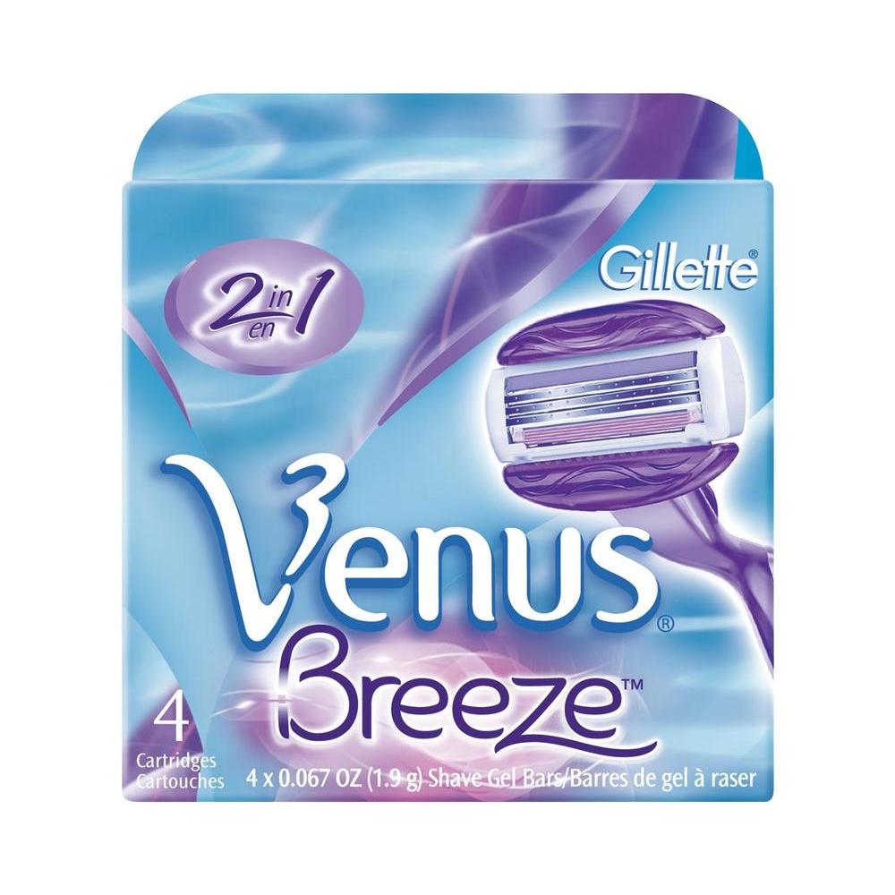 GILLETTE 81430314 VENUS BREEZE 4 CARTS