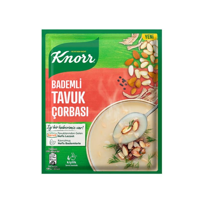 KNORR KLASIK CORBA BADEMLI TAVUKLU 75 GR