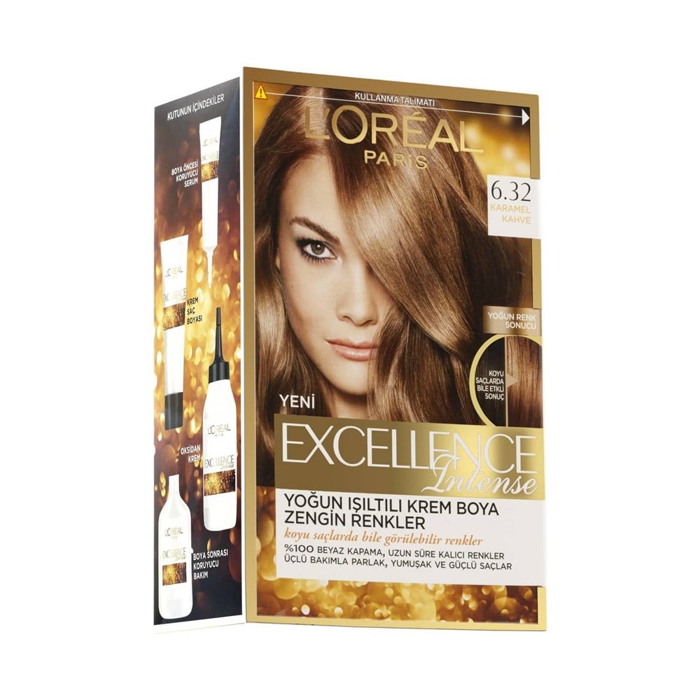 Loreal Excellence Intense Karamel 6.32