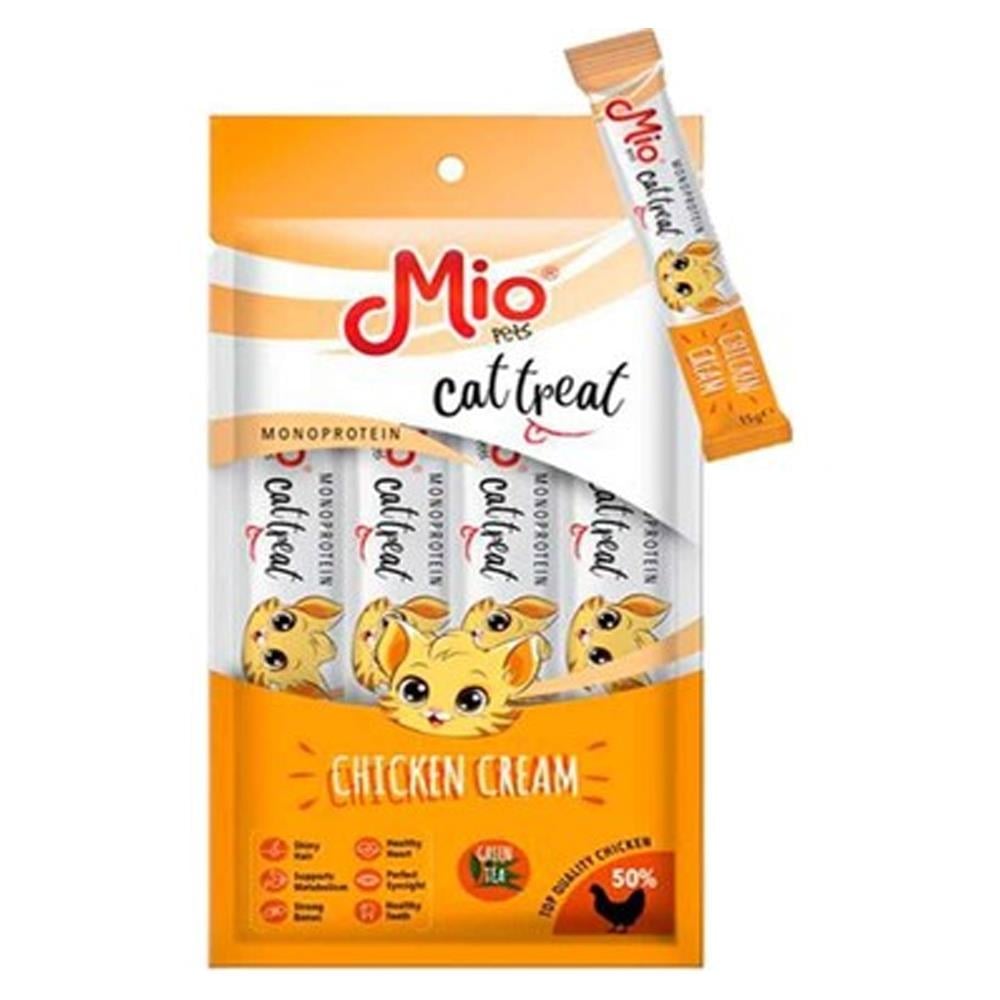 MIO KEDI ODUL KREMA TAVUKLU 4x15 GR