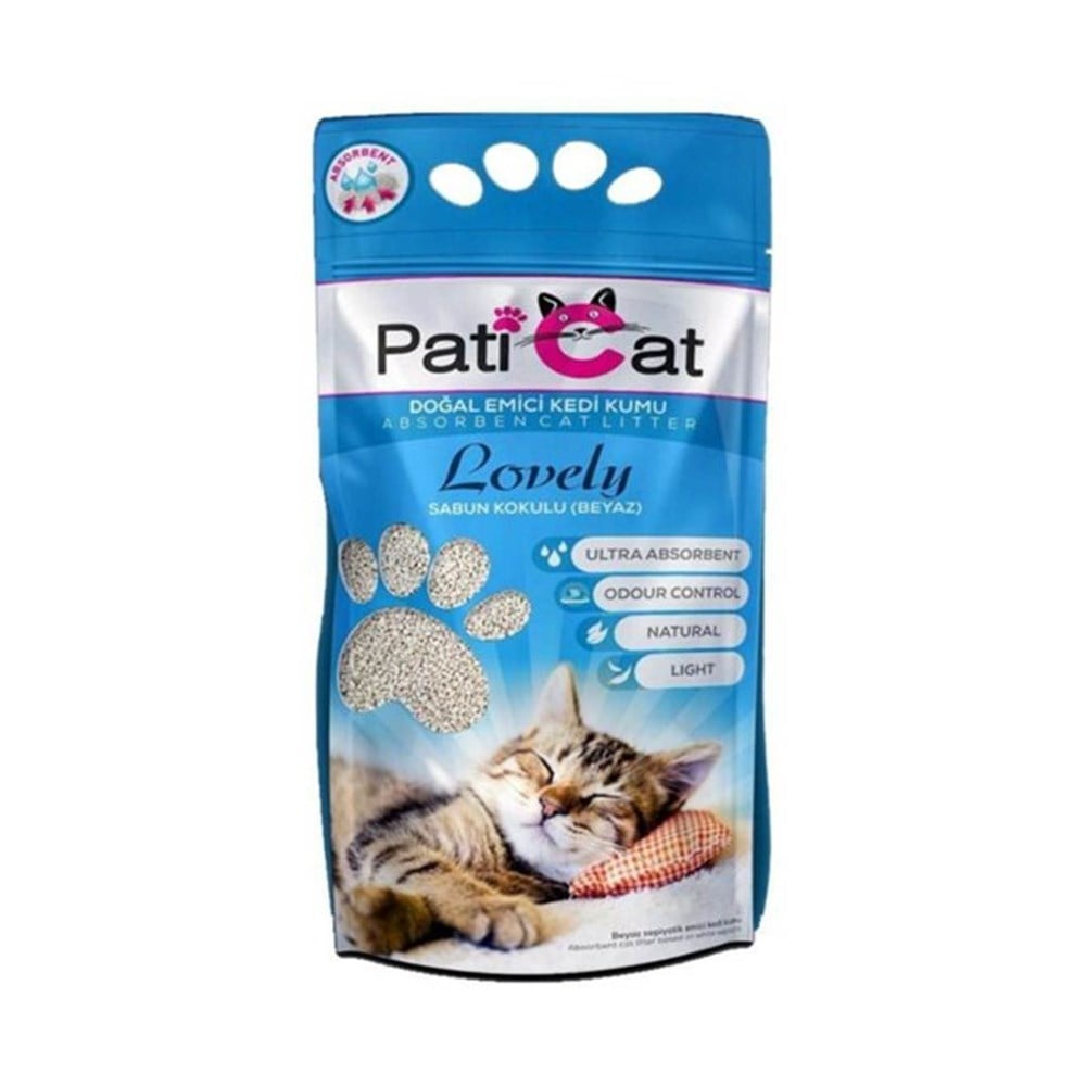 Paticat Kedi Kumu Sabun Kokulu İnce Kum 5 Lt
