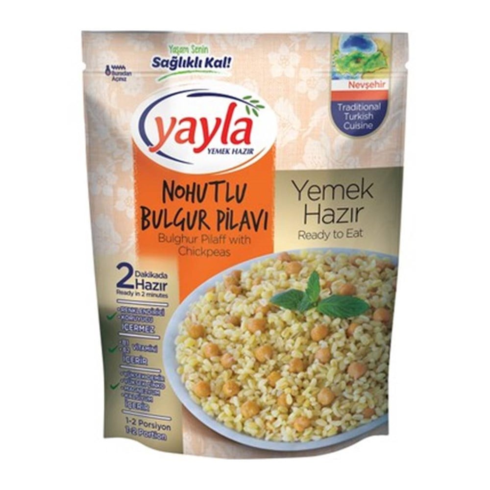 YAYLA HAZIR PISMIS BULGUR NOHUTLU 250 GR