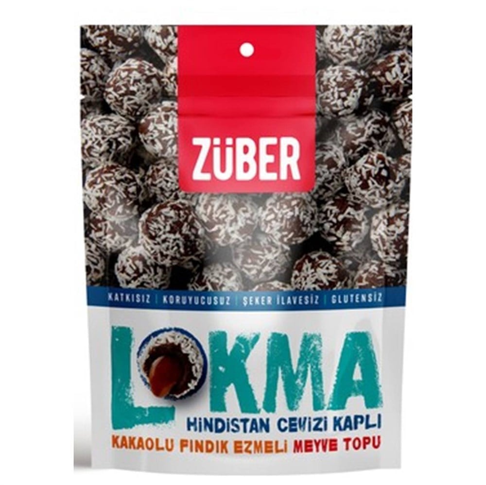 Züber Lokma Antep Fıstığı Kaplı Meyve Topu 96 GR