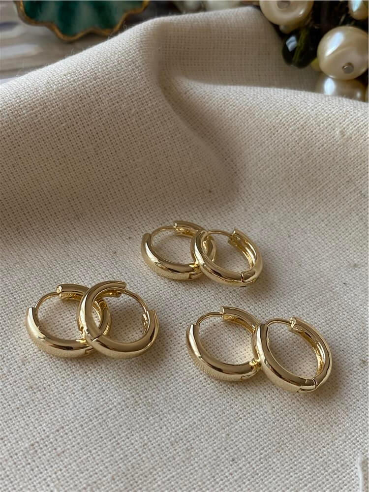 Altılı Mini Halka Küpe