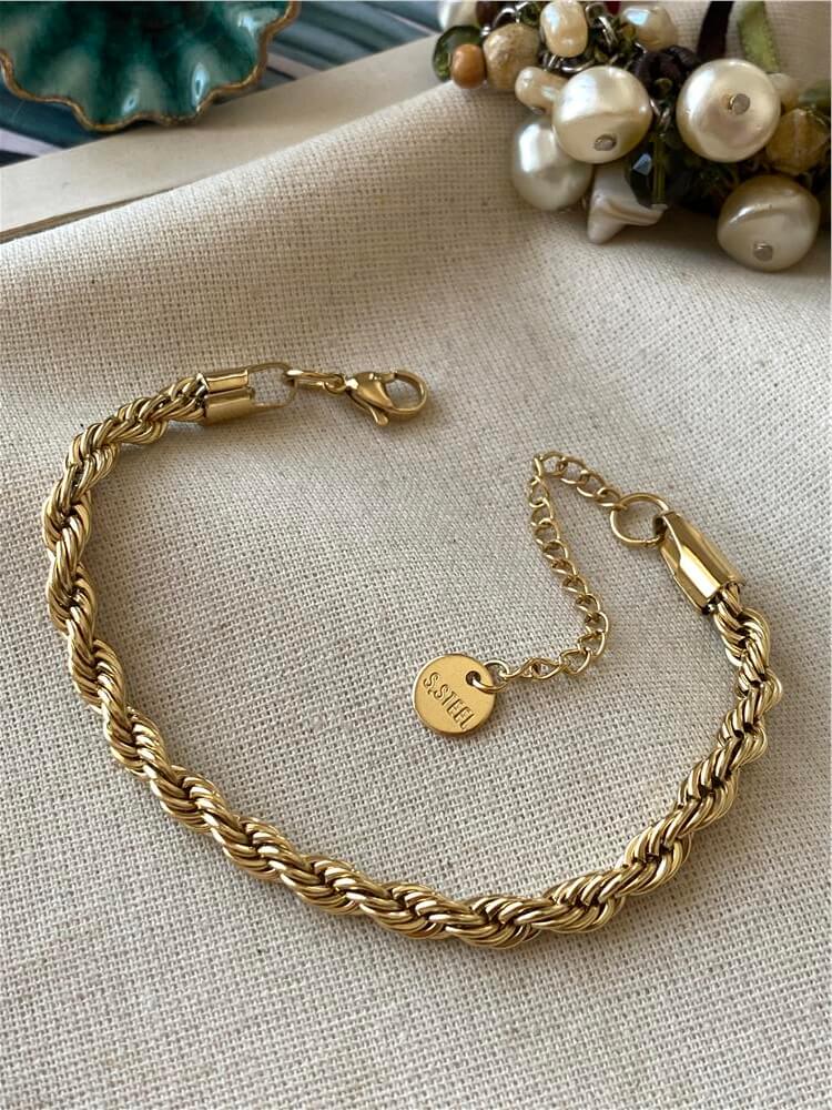 Çelik 5mm Burgu Bileklik