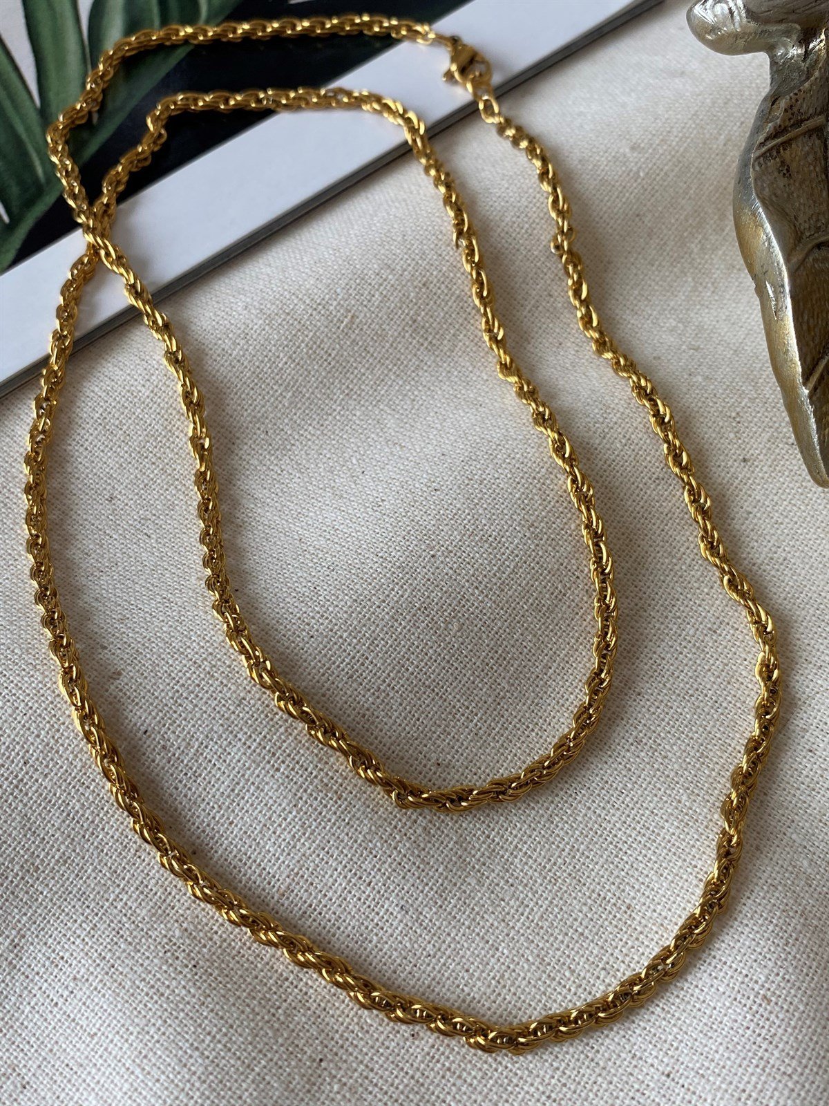 Çelik 60 cm Geçmeli Zincir