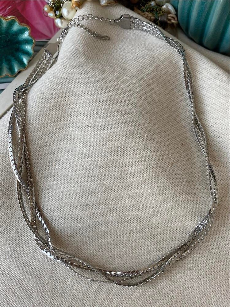 Çelik Silver Sarmaşık Kolye