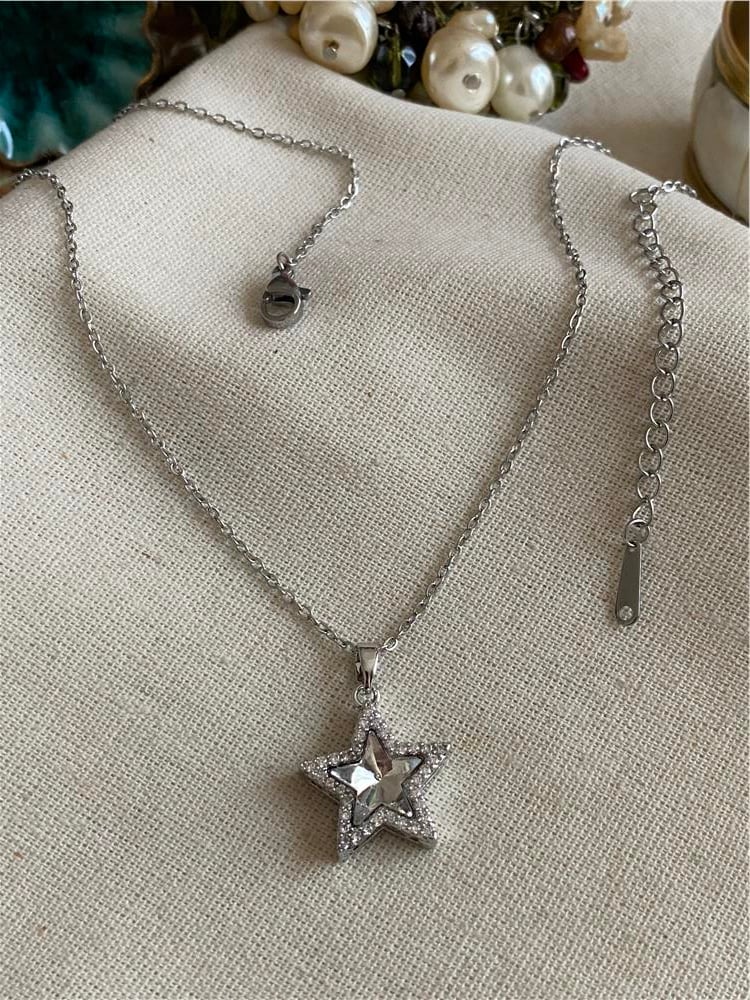 Çelik Star Kolye