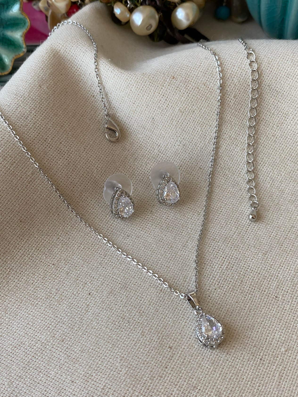 Damla Kolye Set