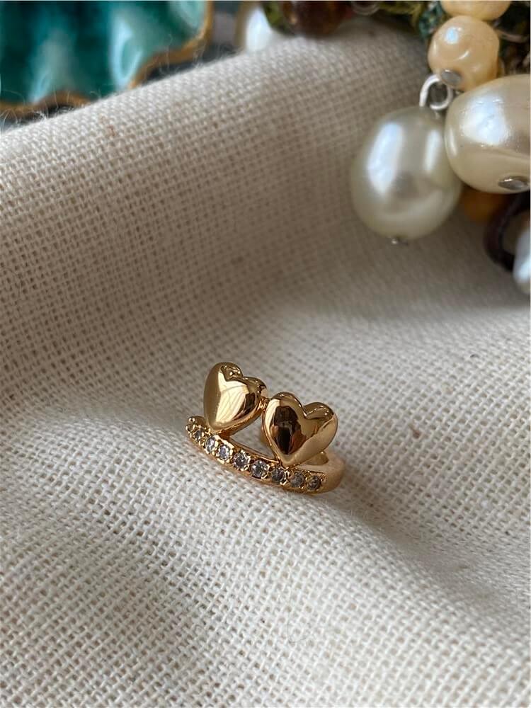 Gold Love Kıkırdak Küpe