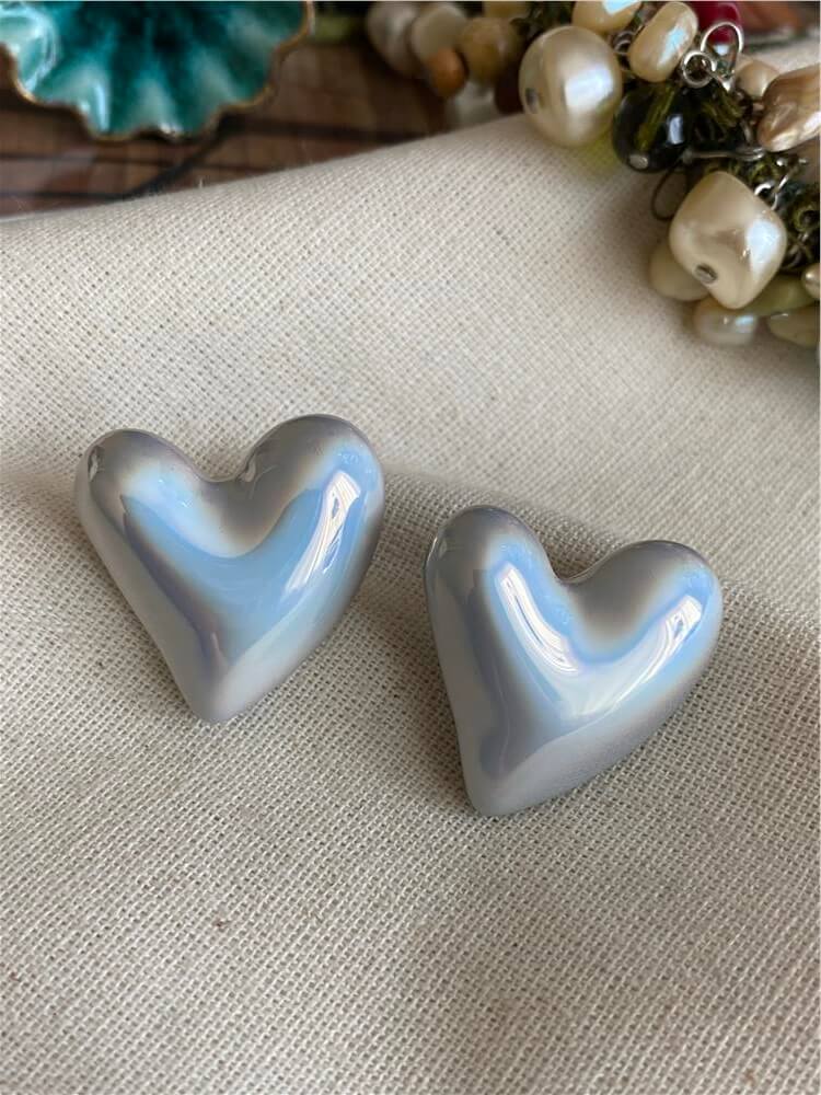 Holo Heart Küpe