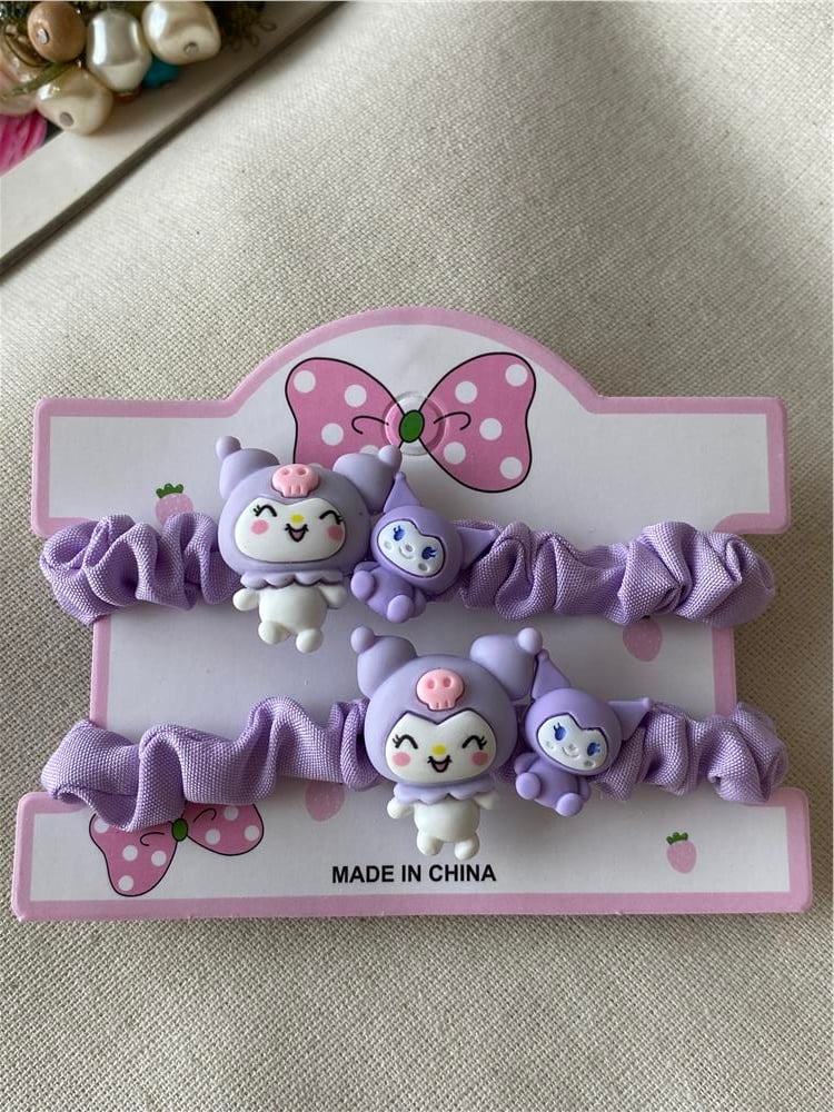 İkili Purple Witch Lastik Toka