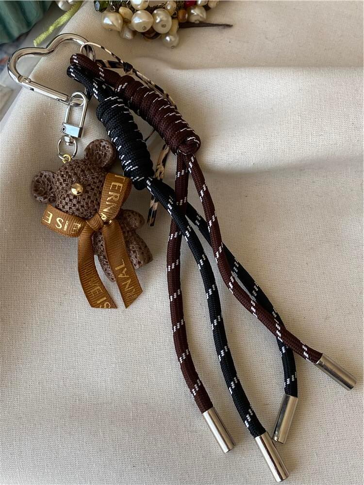 Kahverengi Ayıcıklı Çanta Charmı