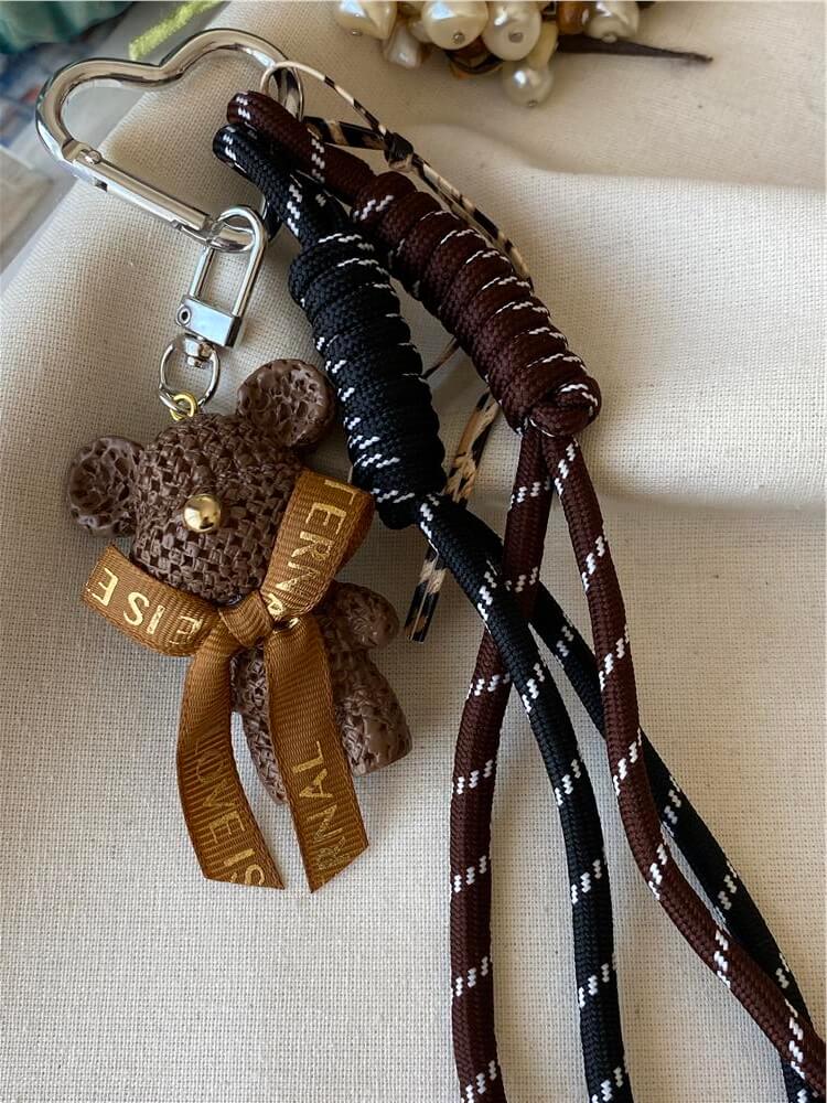 Kahverengi Ayıcıklı Çanta Charmı