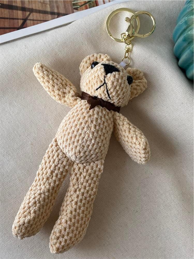 Kare Desen Köpek Anahtarlık