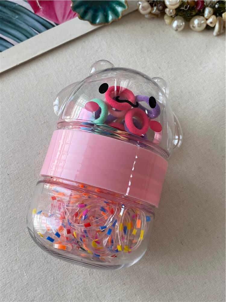 Pembe Ayıcık Karışık Toka Seti