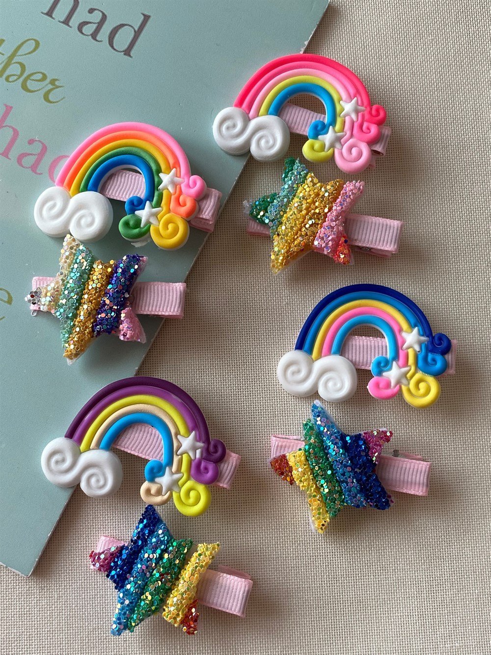 Rainbow Yıldız İkili Toka