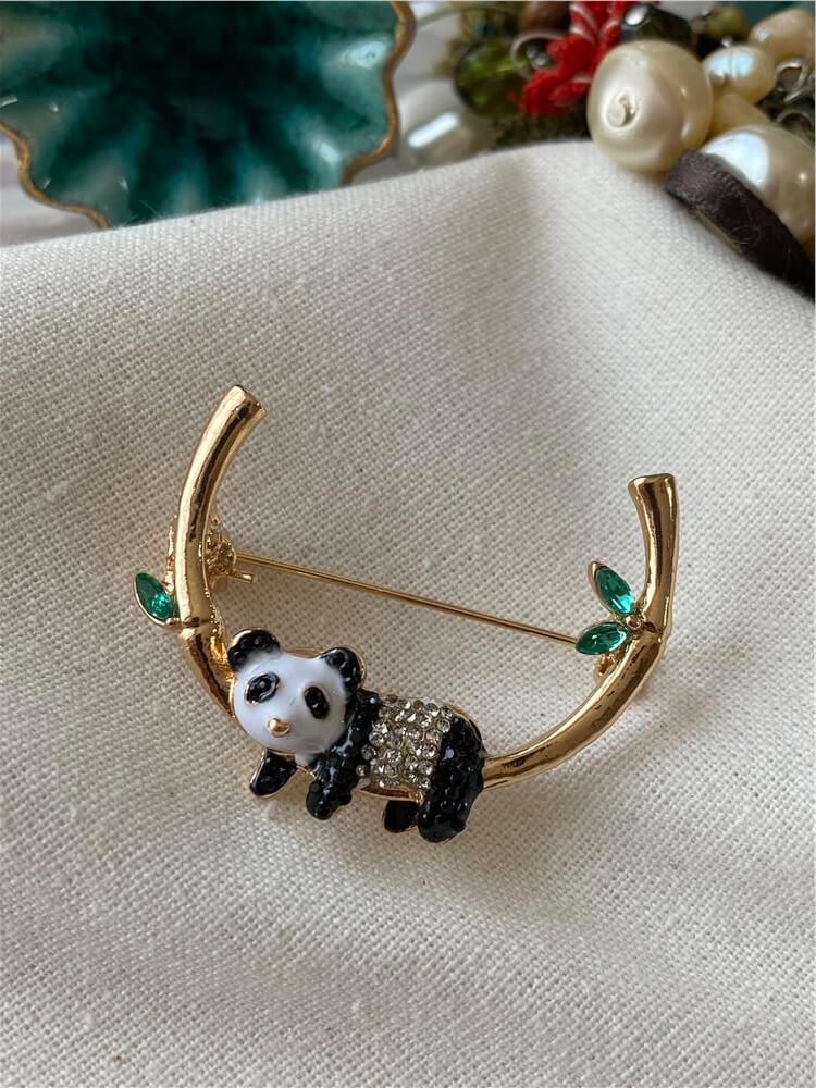 Sallanan Panda Broş
