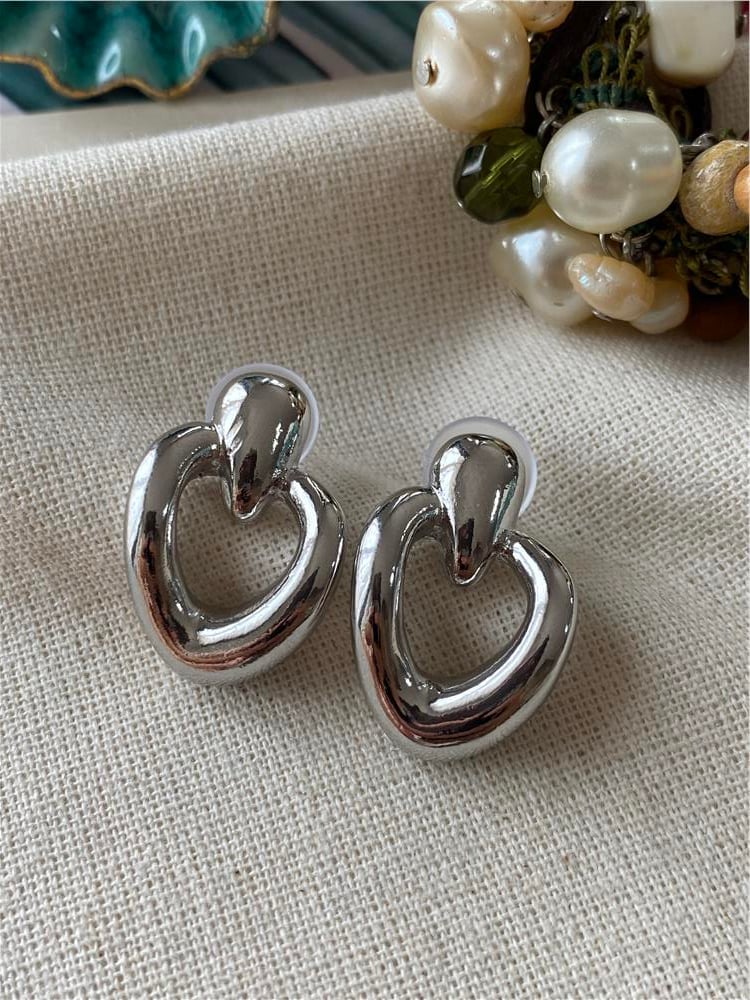Silver Heart Design Küpe