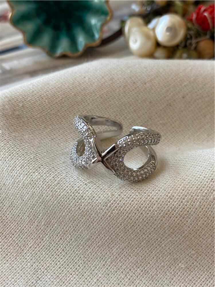 Silver X Tasarım Yüzük