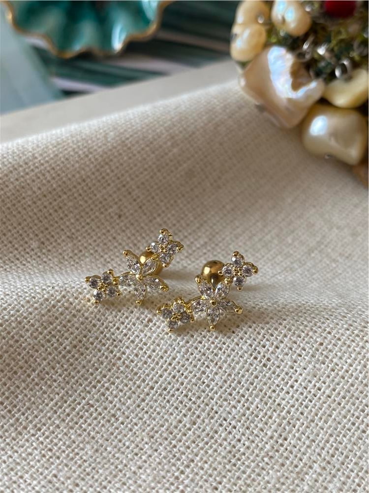 Sıralı Çiçekler Piercing