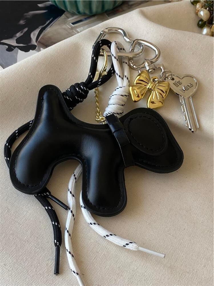 Siyah Köpek Çanta Charmı