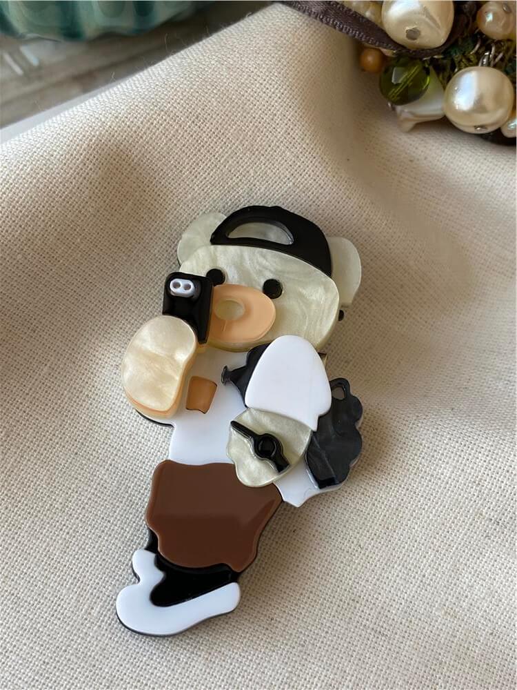 Sporty Bear Broş