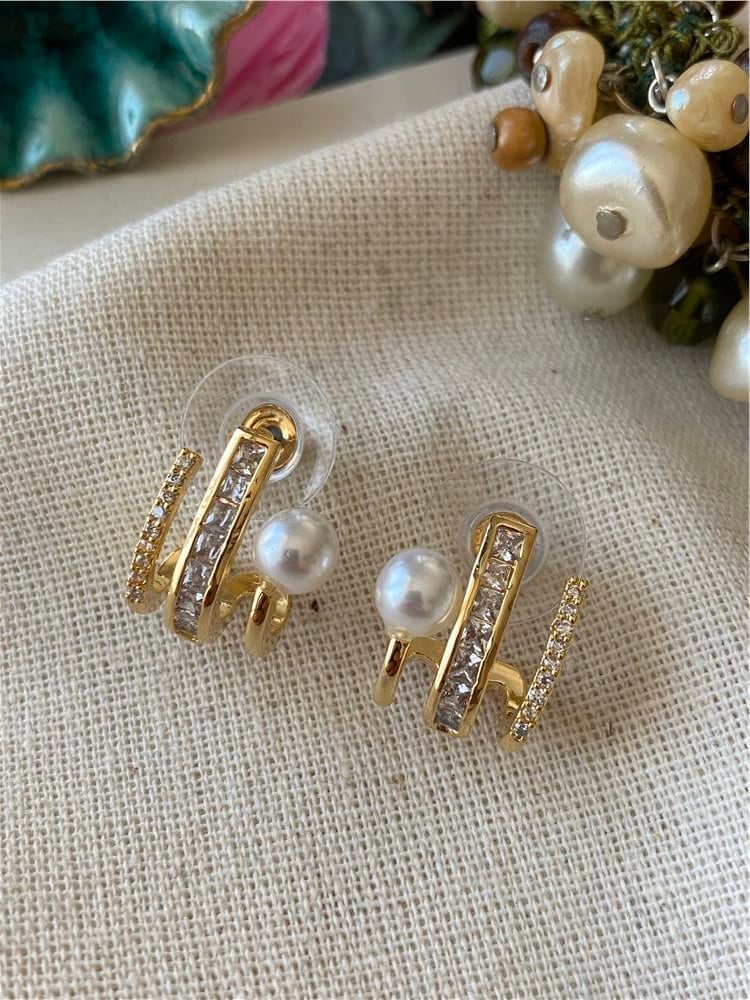 Stone&Pearl Küpe