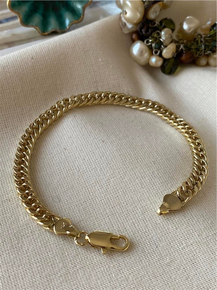 VIP 14K 6 mm Zincir Bileklik