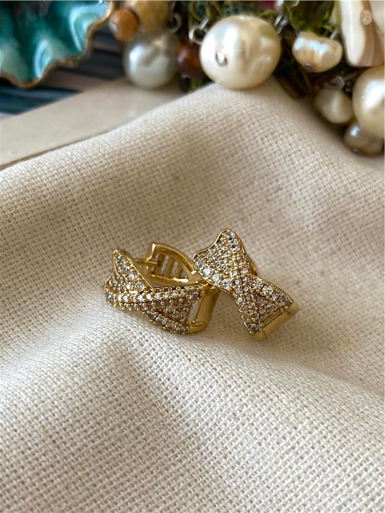 VIP 14K Cruz Küpe