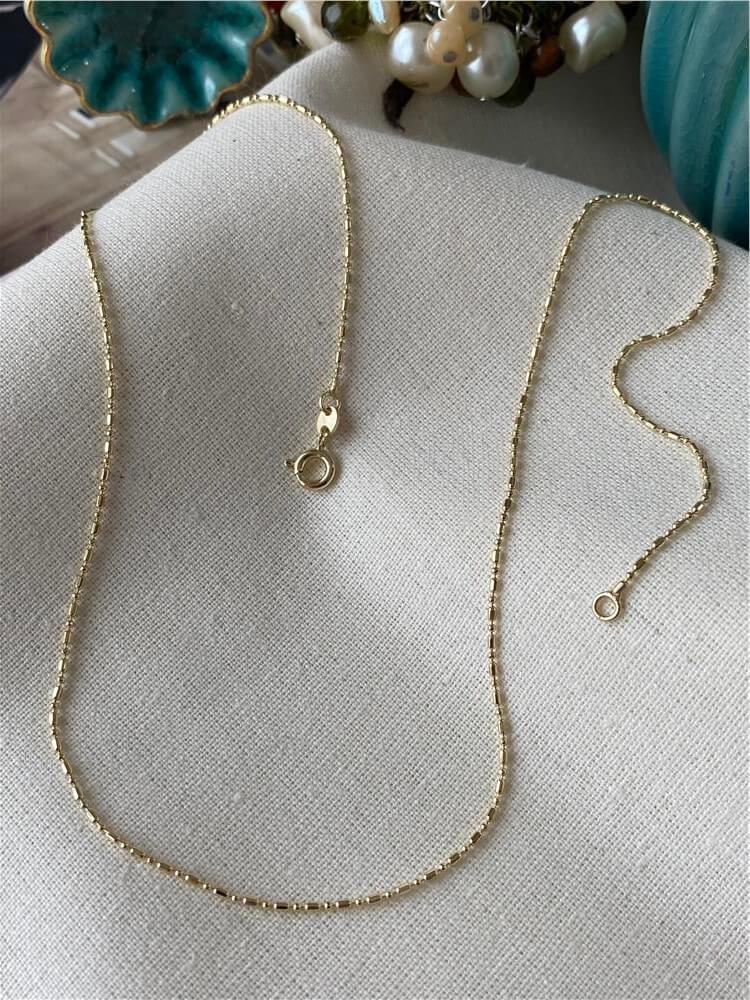 VIP 14K Mini Dorikalı Kapsül Zincir