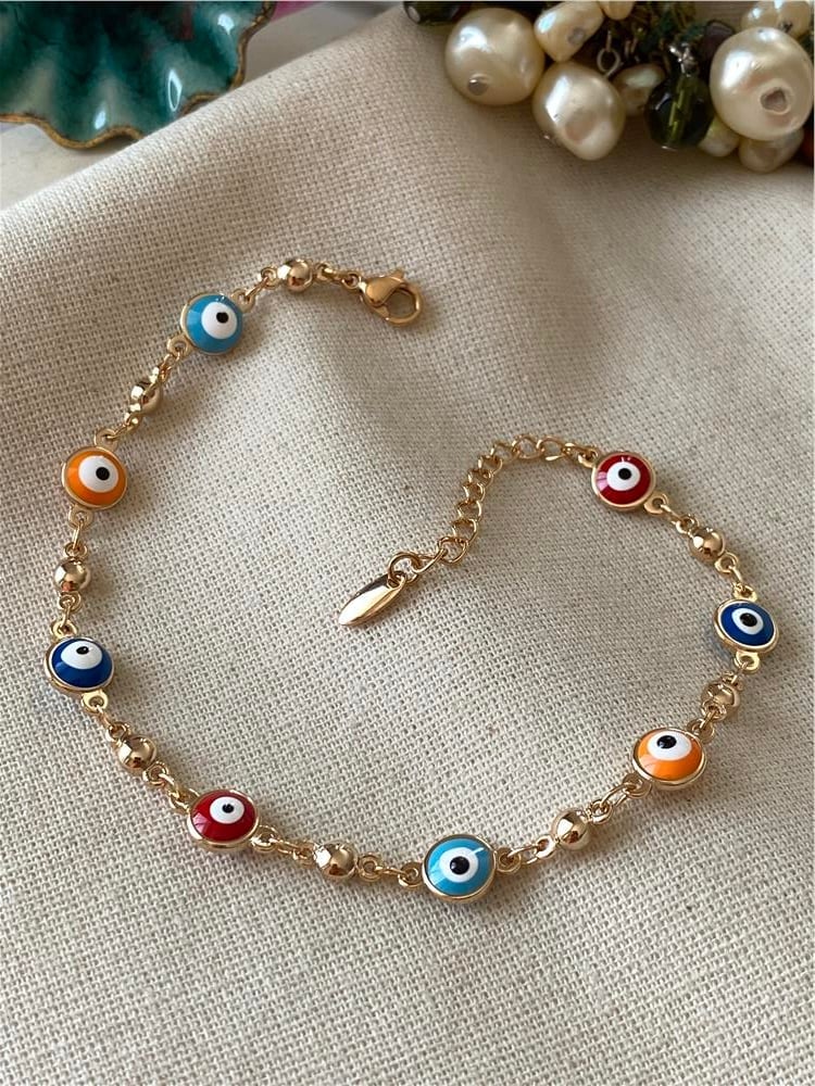 VIP Renkli Nazar Gözlü Bileklik