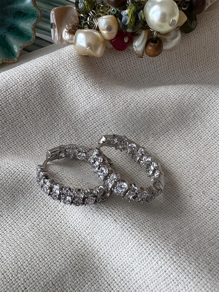VIP Silver Stones Küpe