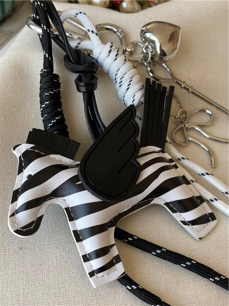 Zebra Çanta Charmı