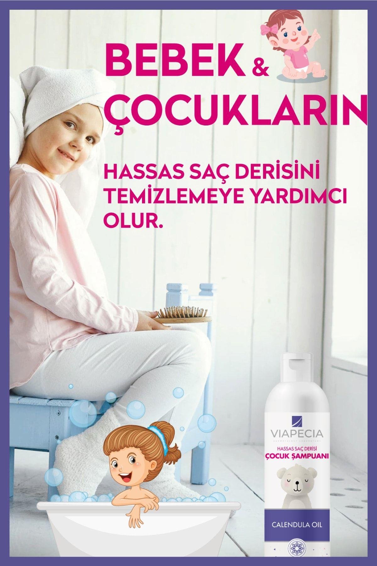 Hassas Saçlara Özel Göz Yakmayan Bebek & Çocuk Şampuanı 200 ml