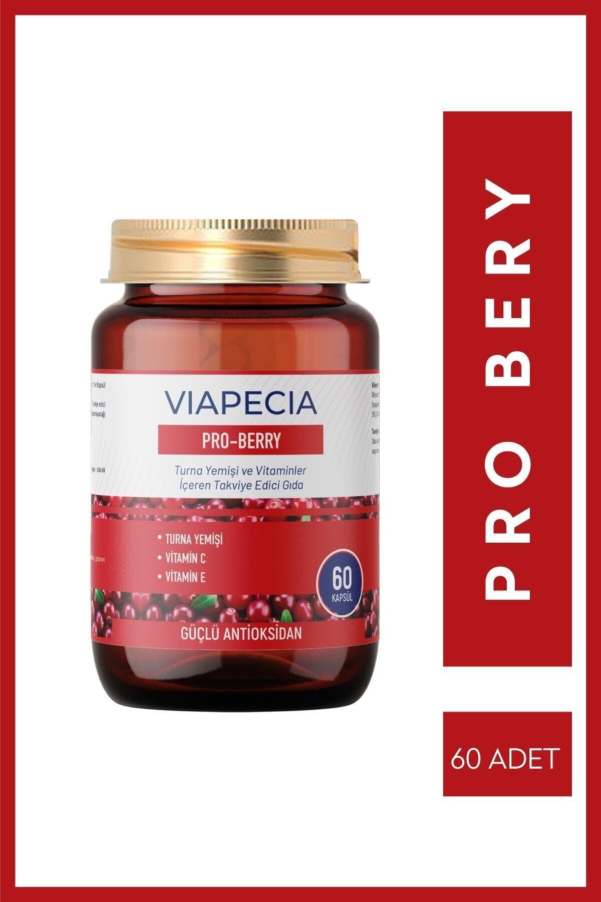 Viapecia Pro-Berry 60 Kapsül - Kaşıntı, İdrar Yolu Enfeksiyonları ve Turna Yemişi Ekstresi ile Destek