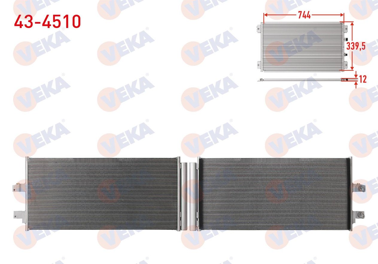 KLIMA RADYATORU (5 mm fin) VOLVO XC40 2.0 D4 2019-