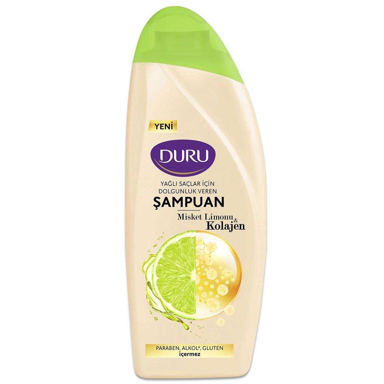 DURU 500 ML ŞAMPUAN KOLAJEN&MİSKET LİMONU 1*12