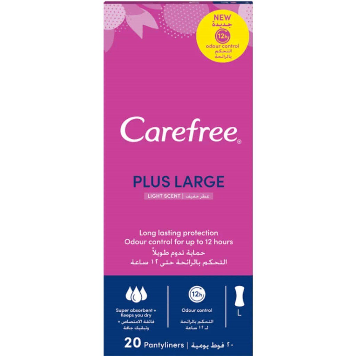 CAREFREE MINIPED MAXI 20LI