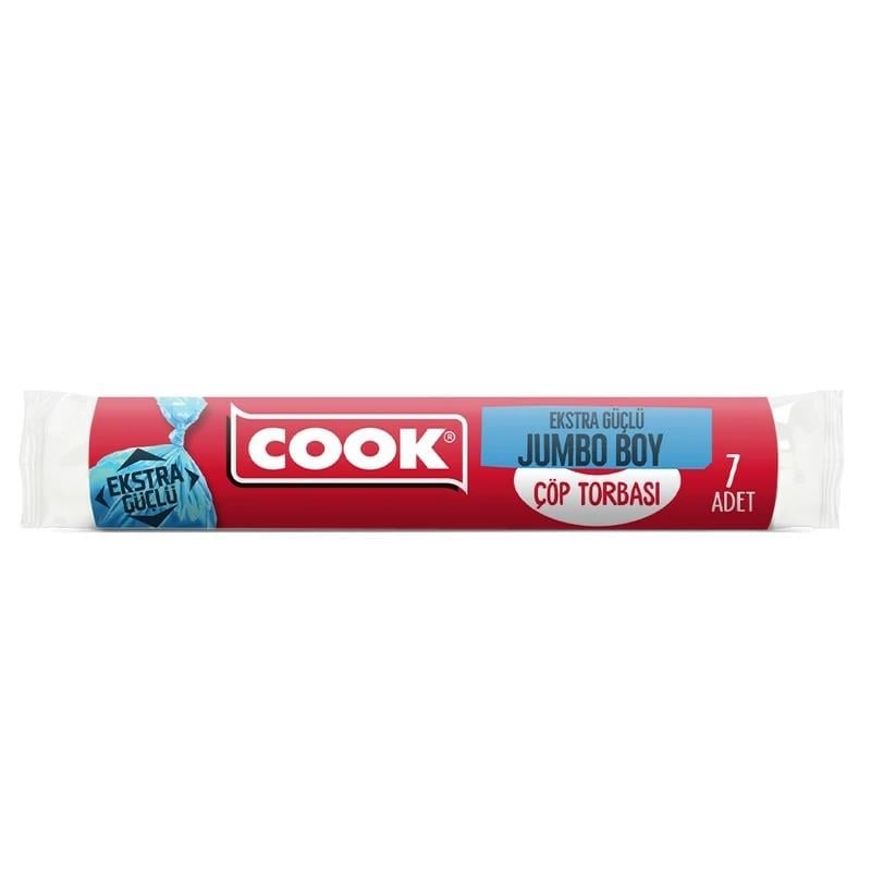 Cook Çöp Torbası Extra Dayanıklı Jumbo Boy 7 Adet