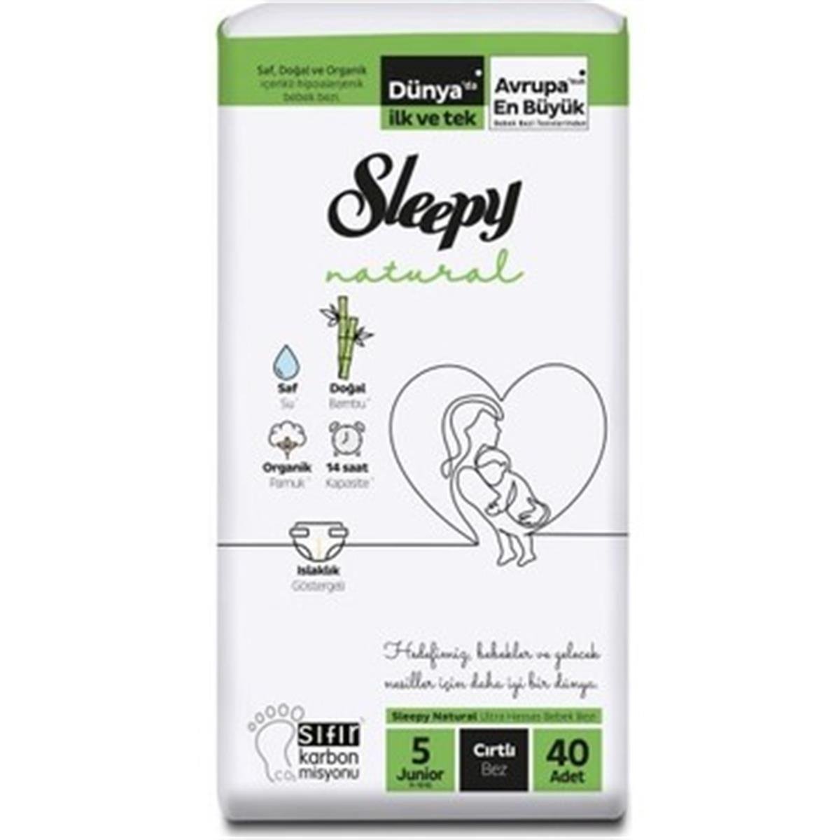 Sleepy 2 li Jumbo Bebek Bezi 5 Beden 40 Adet