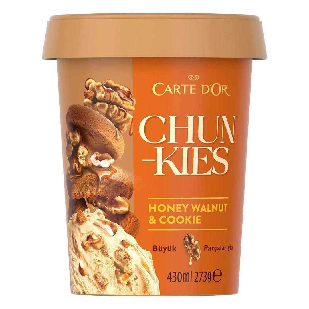 ALGIDA CARTEDOR CHUNKIES KARAMEL 430 ML*6