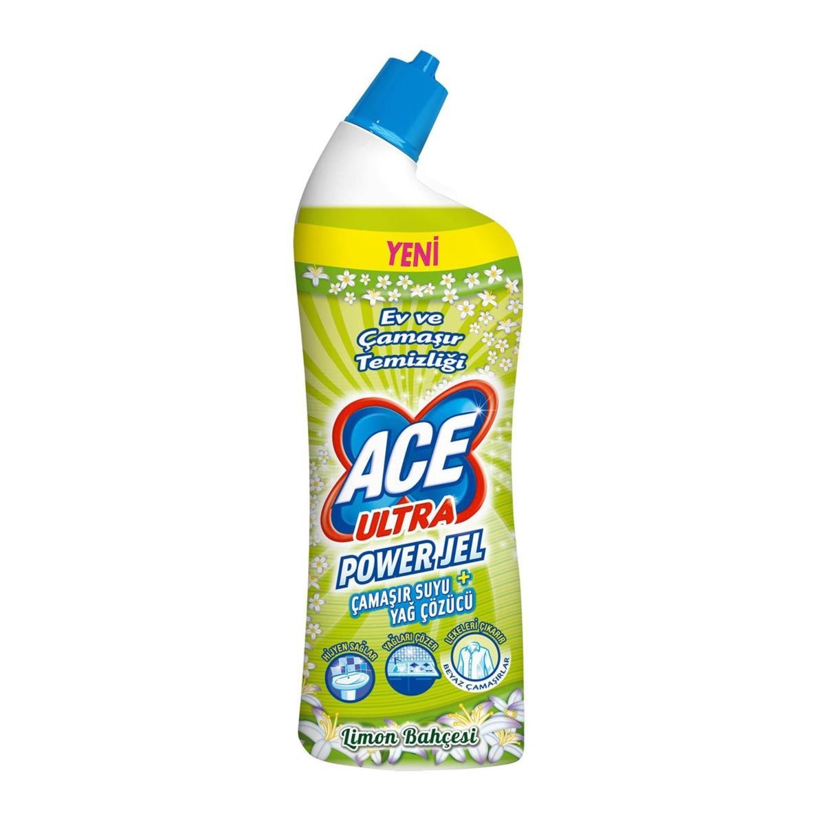 Ace Ultra Power Jel 810ml Limon Kokulu