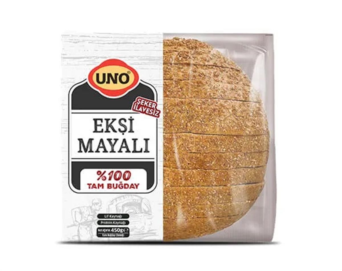 UNO EKSI MAYALI TAM BUGDAY EKMEGI 450 GR
