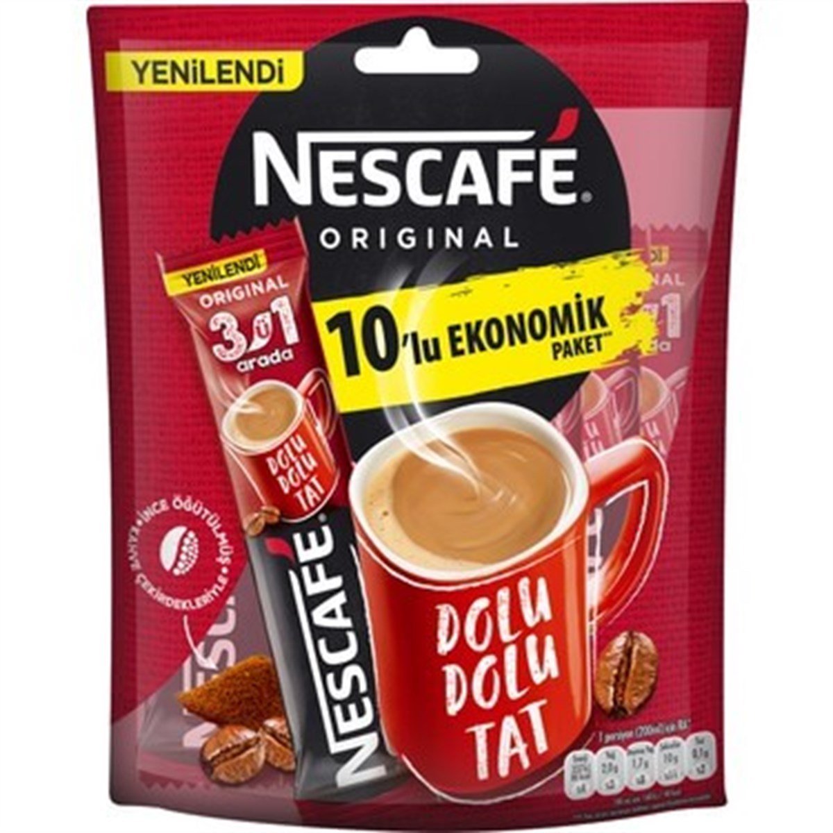 NESTLE NESCAFE 3+1 ARADA 10 LU MULTIPEK