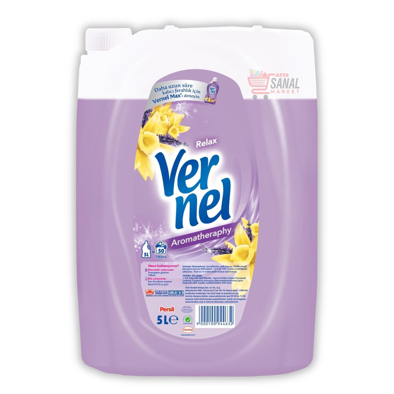 Vernel Yumuşatıcı 5L Aromatherapy